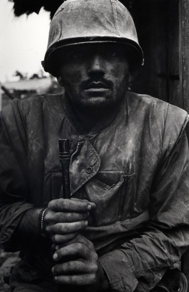 Don McCullin, Shell Shocked US Marine, Vietnam, Hue, printed 2013 © Don McCullin