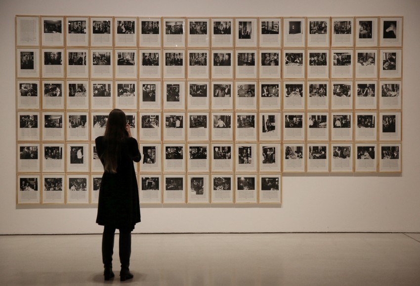 Hanne Darboven artwork. Magnificent Obsessions: The Artist as Collector, Barbican Art Gallery ©Peter MacDiarmid, Getty Images